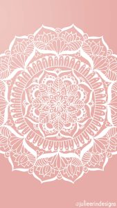phone wallpaper mandalas art pink