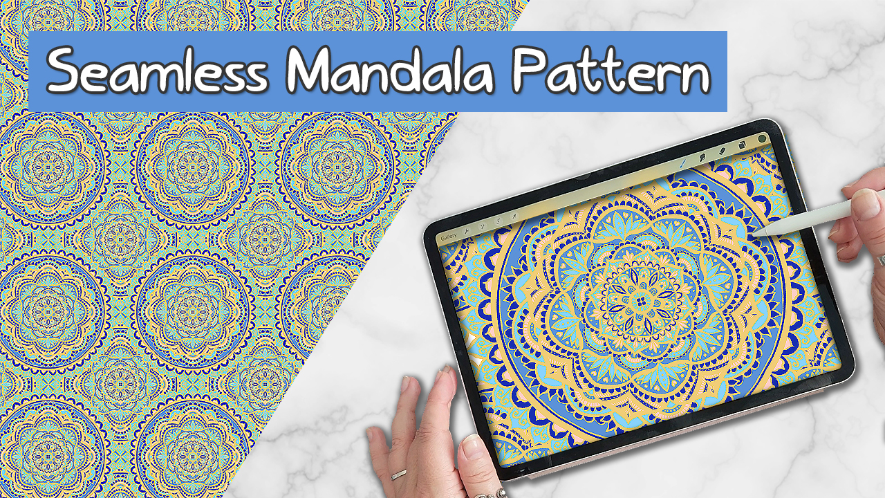 seamless mandala pattern tutorial