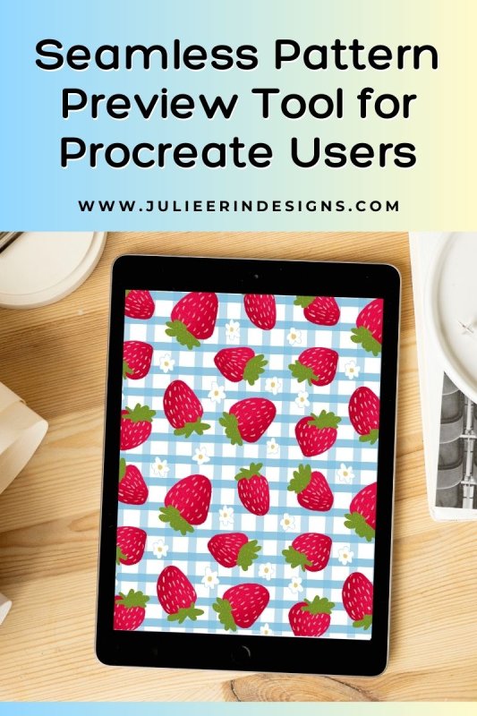Seamless Pattern Preview Tool for Procreate Users