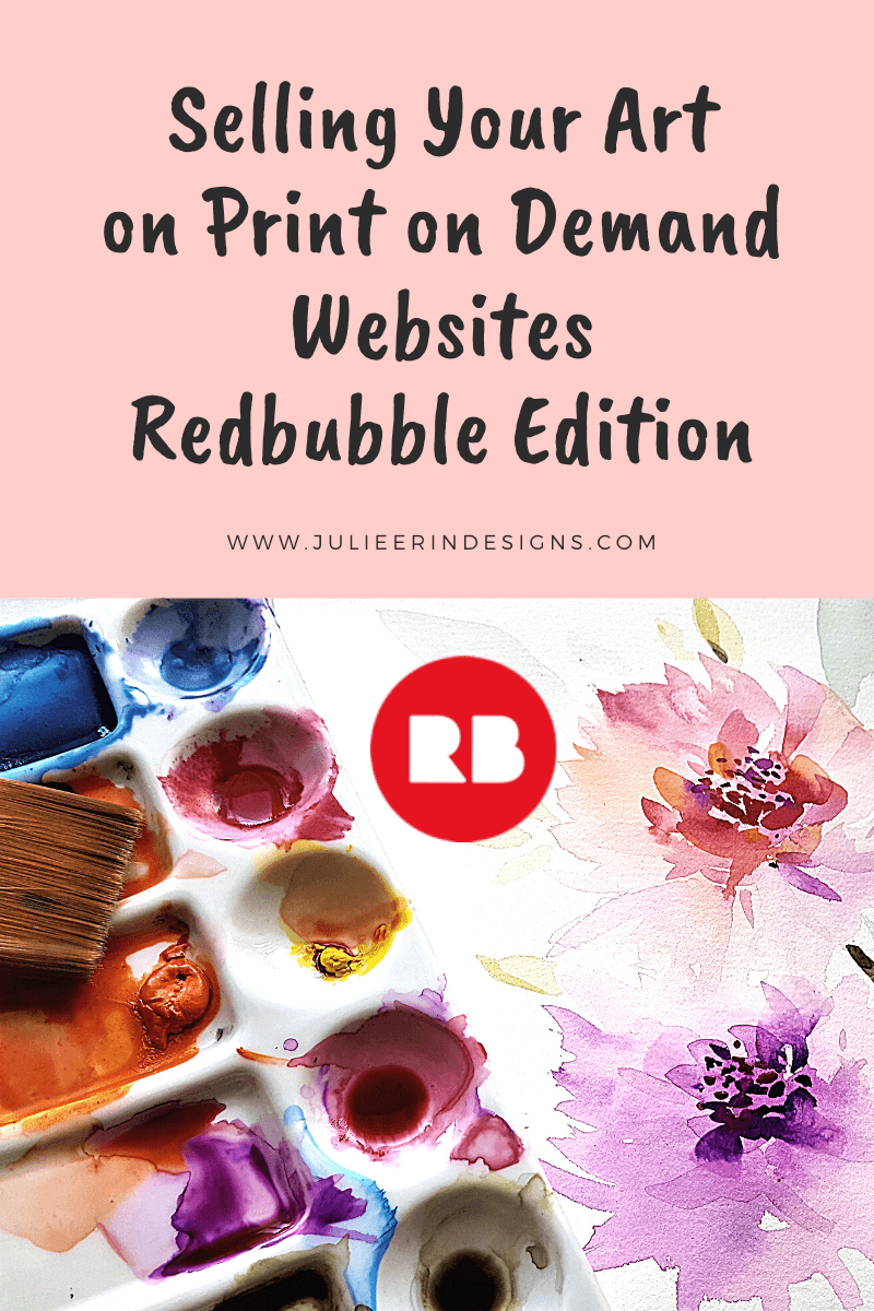 selling art on redbubble