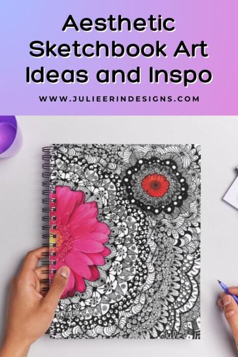 aesthetic sketchbook art ideas and inspiration