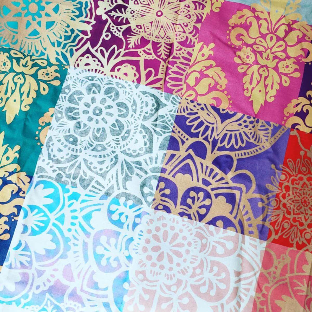 fabric swatches from spoonflower