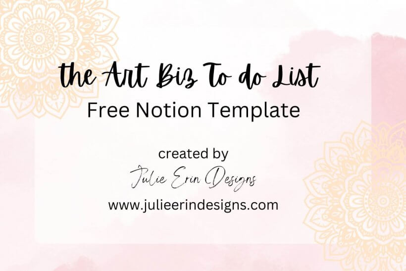 the Art Biz To do List cover image