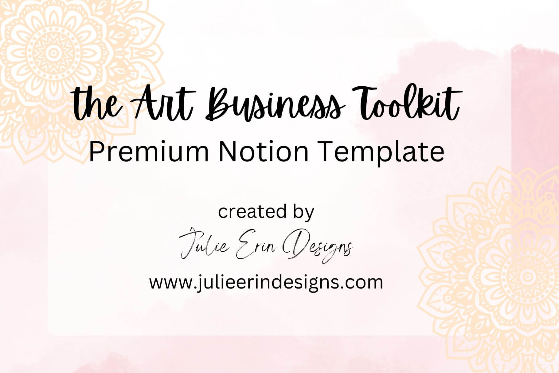 art business notion template