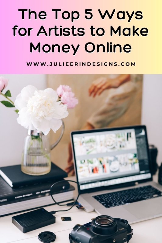 top 5 ways for artists to make money online