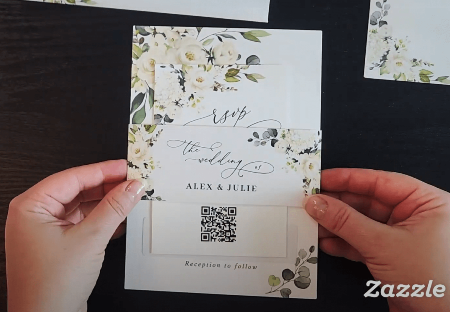 how to design your own wedding invitation suite with Zazzle